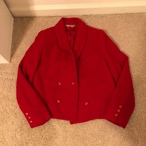 Vintage red coat!!